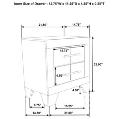 Trenton 5-piece Full Bedroom Set Rustic Cream