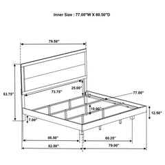 Trenton 5-piece Eastern King Bedroom Set Rustic Cream