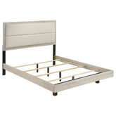 Best Furniture Outlet - Coaster - Trenton 54-inch Wood Eastern King Panel Bed Rustic Cream - 225061KE