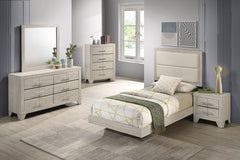 Best Furniture Outlet - Coaster - Trenton 5-piece Twin Bedroom Set Rustic Cream - 225061T-S5