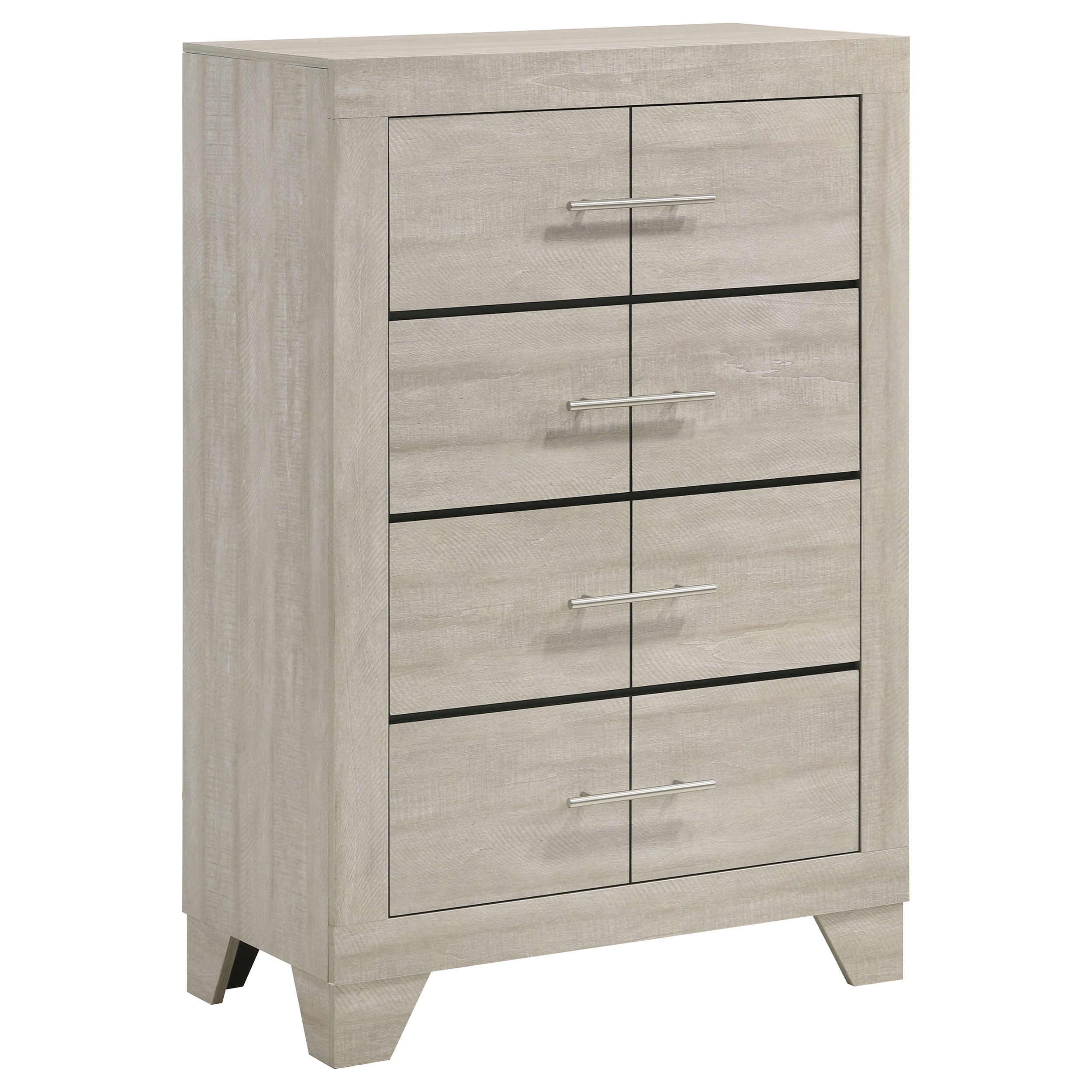 Best Furniture Outlet - Coaster - Trenton 4-drawer Bedroom Chest of Drawers Rustic Cream - 225065