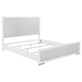 Best Furniture Outlet - Coaster - Gracemont 57-inch Eastern King Panel Bed Grey and White - 225071KE