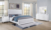 Best Furniture Outlet - Coaster - Gracemont 4-piece California King Bedroom Set White - 225071KW-S4