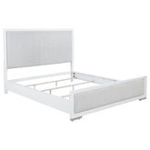 Best Furniture Outlet - Coaster - Gracemont 57-inch California King Panel Bed Grey and White - 225071KW