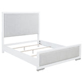 Best Furniture Outlet - Coaster - Gracemont 57-inch Queen Panel Bed Grey and White - 225071Q
