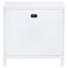 Gracemont 3-drawer Bedroom Nightstand Bedside Table White