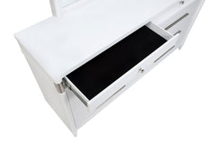 Gracemont 8-drawer Bedroom Dresser with Mirror White