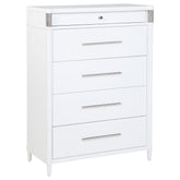 Best Furniture Outlet - Coaster - Gracemont 5-drawer Bedroom Chest of Drawers White - 225075