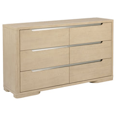 Best Furniture Outlet - Coaster - Ladera 6-drawer Bedroom Dresser Light Elm - 225083