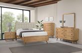 Best Furniture Outlet - Coaster - Robyn 5-piece Eastern King Bedroom Set Light Ash - 225091KE-S5