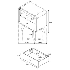 Robyn 4-piece Queen Bedroom Set Light Ash