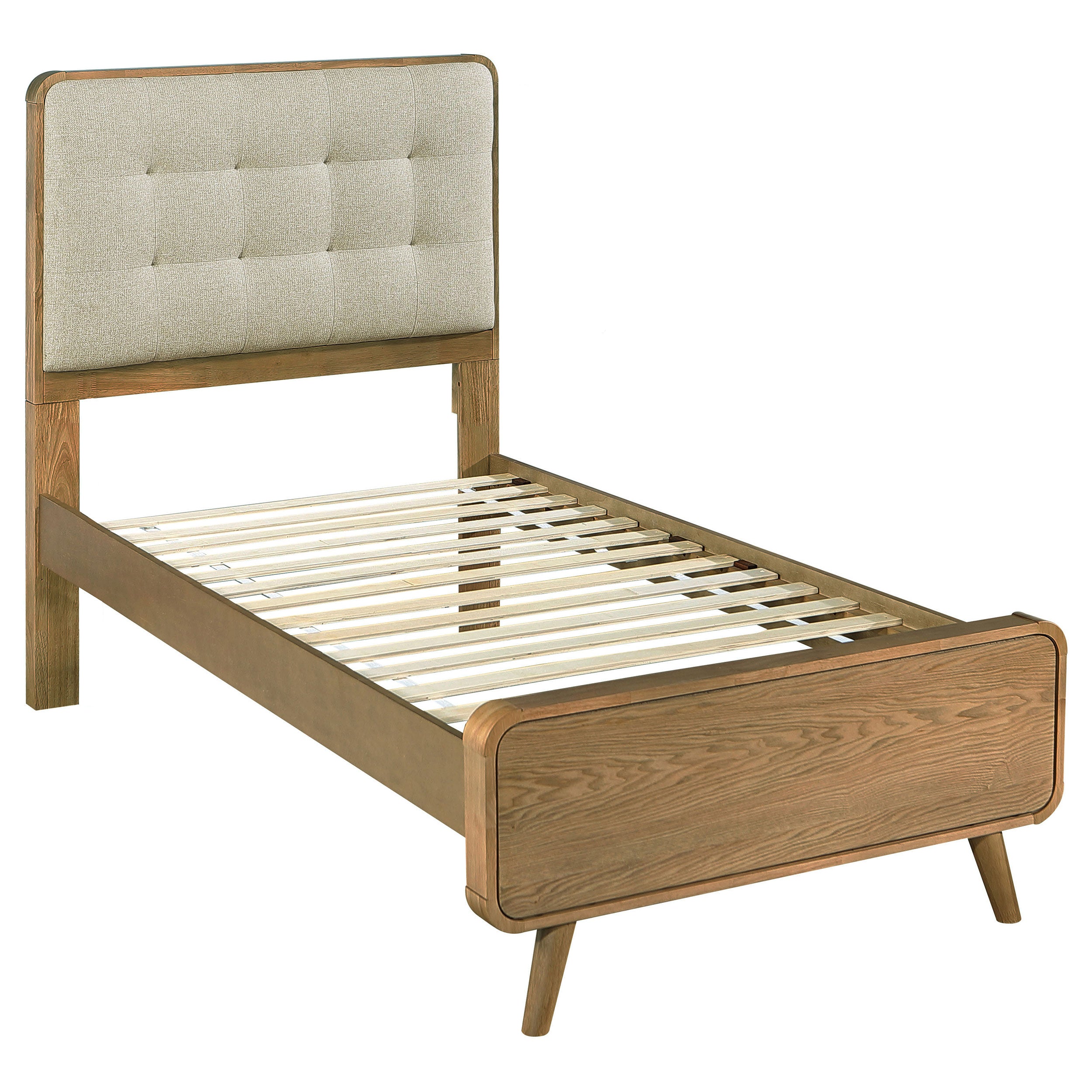 Best Furniture Outlet - Coaster - Robyn Wood Twin Platform Bed Light Ash - 225091T
