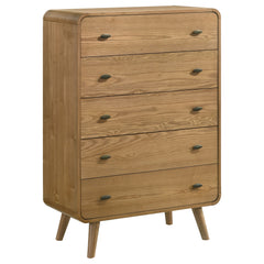 Best Furniture Outlet - Coaster - Robyn 5-drawer Bedroom Chest of Drawers Light Ash - 225095