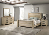 Best Furniture Outlet - Coaster - Oakglen 4-piece California King Bedroom Set Weathered Oak - 225101KW-S4