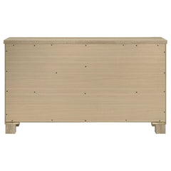 Oakglen 6-drawer Bedroom Dresser Weathered Oak