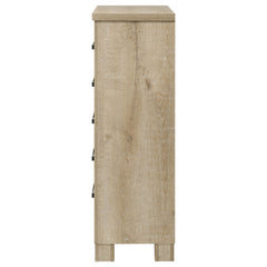 Oakglen 5-drawer Bedroom Chest of Drawers Weathered Oak