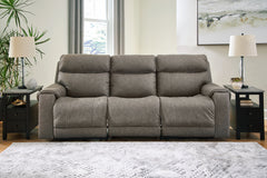 Best Furniture Outlet - Ashley Furniture - Starbot Sectional - 2-Piece Power Reclining Sectional Loveseat / Fossil - 23501S1