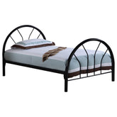 Best Furniture Outlet - Coaster - Marjorie Metal Twin Open Frame Bed Black - 2389B