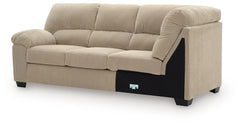 SimpleJoy 3-Piece Sectional and Ottoman