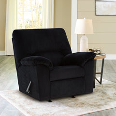 Best Furniture Outlet - Ashley Furniture - SimpleJoy Living Room - Rocker Recliner / Onyx - 2420425