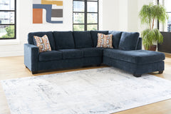 Best Furniture Outlet - Ashley Furniture - Aviemore Sectional - LAF 2-Piece Sectional with Chaise / Ink - 24303S2