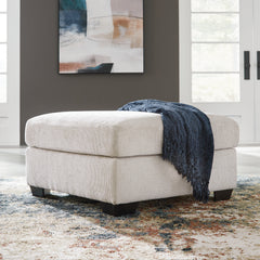 Best Furniture Outlet - Ashley Furniture - Aviemore Living Room - Oversized Accent Ottoman / Stone - 2430508