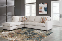 Best Furniture Outlet - Ashley Furniture - Aviemore Sectional - RAF 2-Piece Sectional with Chaise / Stone - 24305S1