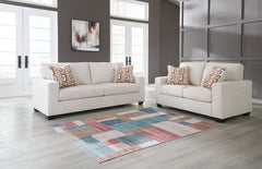 Best Furniture Outlet - Ashley Furniture - Aviemore Sofa and Loveseat - Sofa and Loveseat / Stone - 24305U2