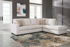 Best Furniture Outlet - Ashley Furniture - Aviemore Sectional - LAF 2-Piece Sectional with Chaise / Stone - 24305S2