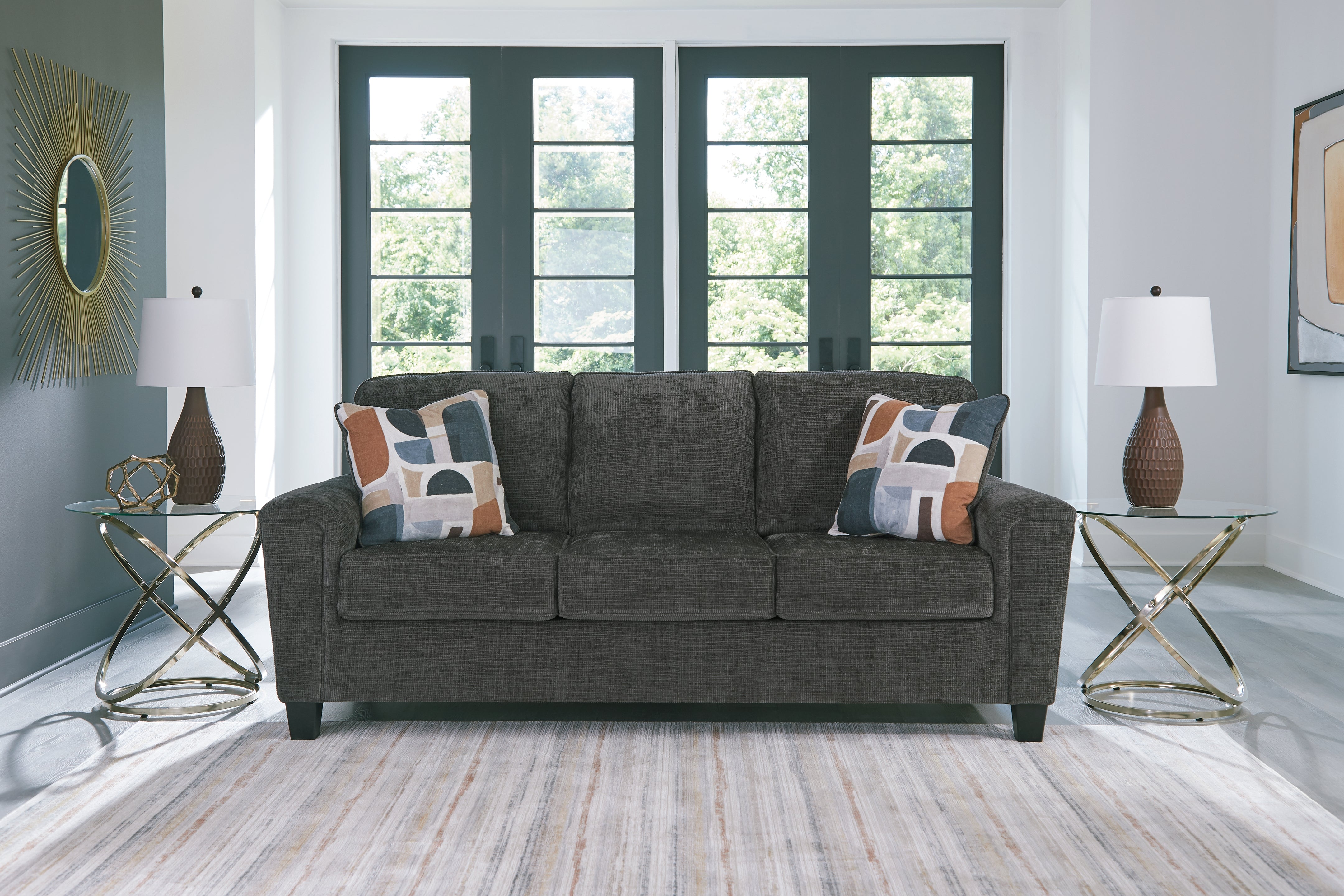 Best Furniture Outlet - Ashley Furniture - Erinslane Living Room - Sofa / Dusk - 2520638