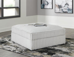 Stupendous 4-Piece Sectional, Oversized Chaise and Ottoman