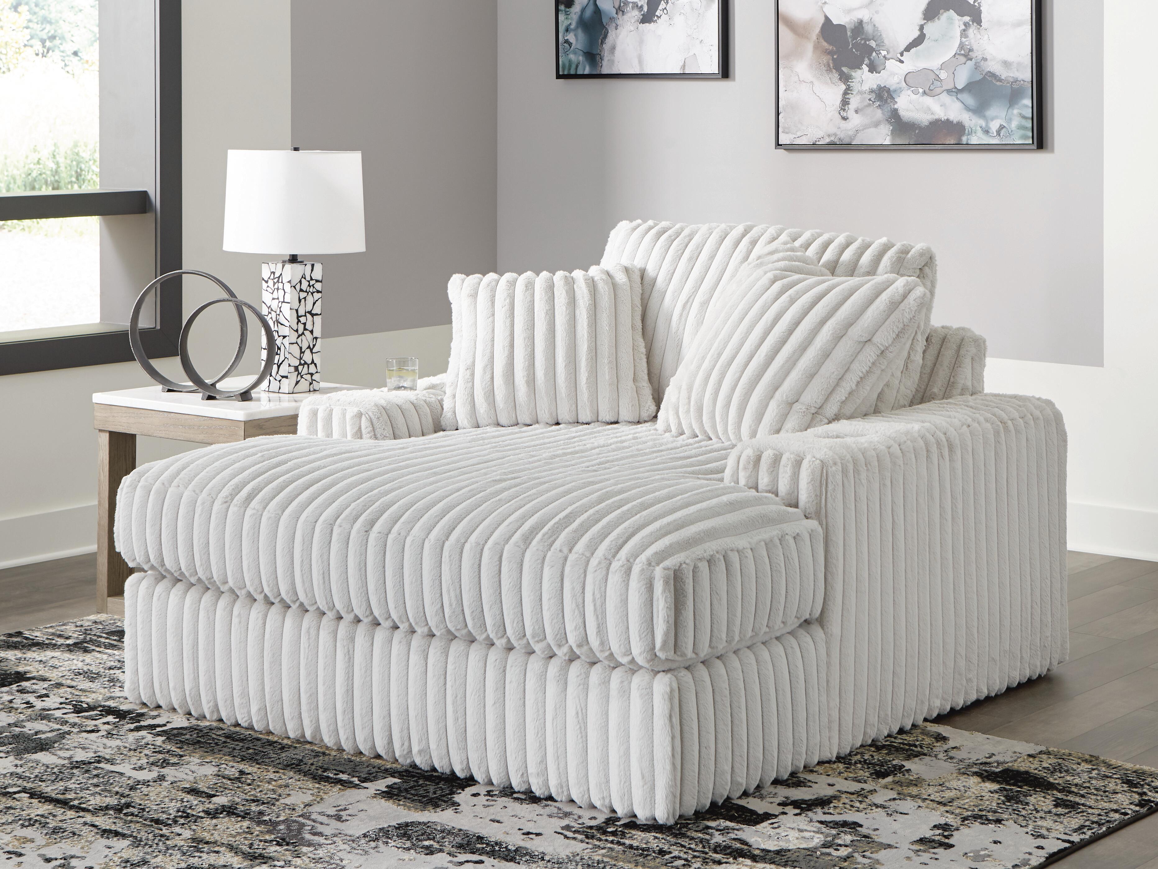 Best Furniture Outlet - Ashley Furniture - Stupendous Living Room - Oversized Chaise / Alloy - 2590315