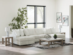 Best Furniture Outlet - Ashley Furniture - Stupendous Sectional - RAF 4-Piece Sectional with Double Chaise / Alloy - 25903S5