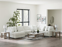 Best Furniture Outlet - Ashley Furniture - Stupendous Sectional - RAF 5-Piece Sectional with Chaise / Alloy - 25903S8