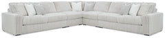Best Furniture Outlet - Ashley Furniture - Stupendous Sectional - LAF 5-Piece Sectional / Alloy - 25903S3