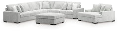 Best Furniture Outlet - Ashley Furniture - Stupendous 4-Piece Sectional, Oversized Chaise and Ottoman - 4-Piece Sectional, Oversized Chaise and Ottoman - 25903U1