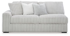 Stupendous 4-Piece Sectional, Oversized Chaise and Ottoman