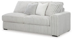 Stupendous 4-Piece Sectional, Oversized Chaise and Ottoman