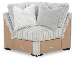 Stupendous 4-Piece Sectional, Oversized Chaise and Ottoman