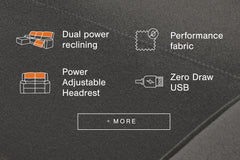 Best Furniture Outlet - Ashley Furniture - ModMax II Sectional - 6-Piece Power Reclining Sectional with Chaise / Salt and Pepper - 65906S19