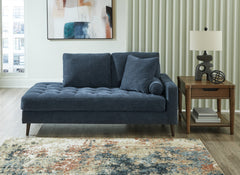 Best Furniture Outlet - Ashley Furniture - Bixler Living Room - RAF Corner Chaise / Navy - 2610617