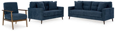 Best Furniture Outlet - Ashley Furniture - Bixler Sofa, Loveseat and Chair - Sofa, Loveseat and Chair / Navy - 26106U4