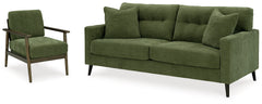 Best Furniture Outlet - Ashley Furniture - Bixler Sofa and Chair - Sofa and Chair / Olive - 26107U3