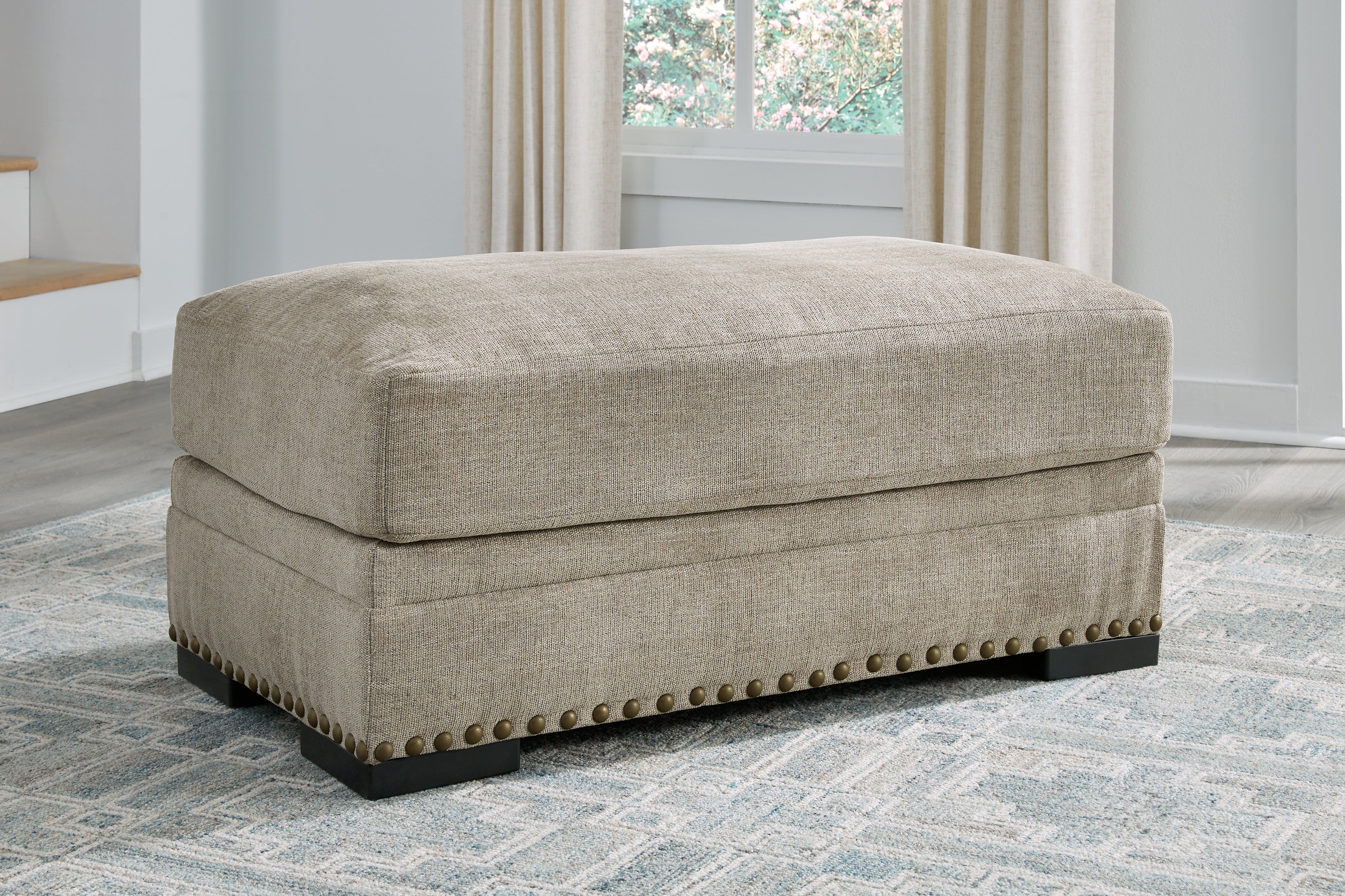 Best Furniture Outlet - Ashley Furniture - Galemore Living Room - Ottoman / Quarry - 2700414