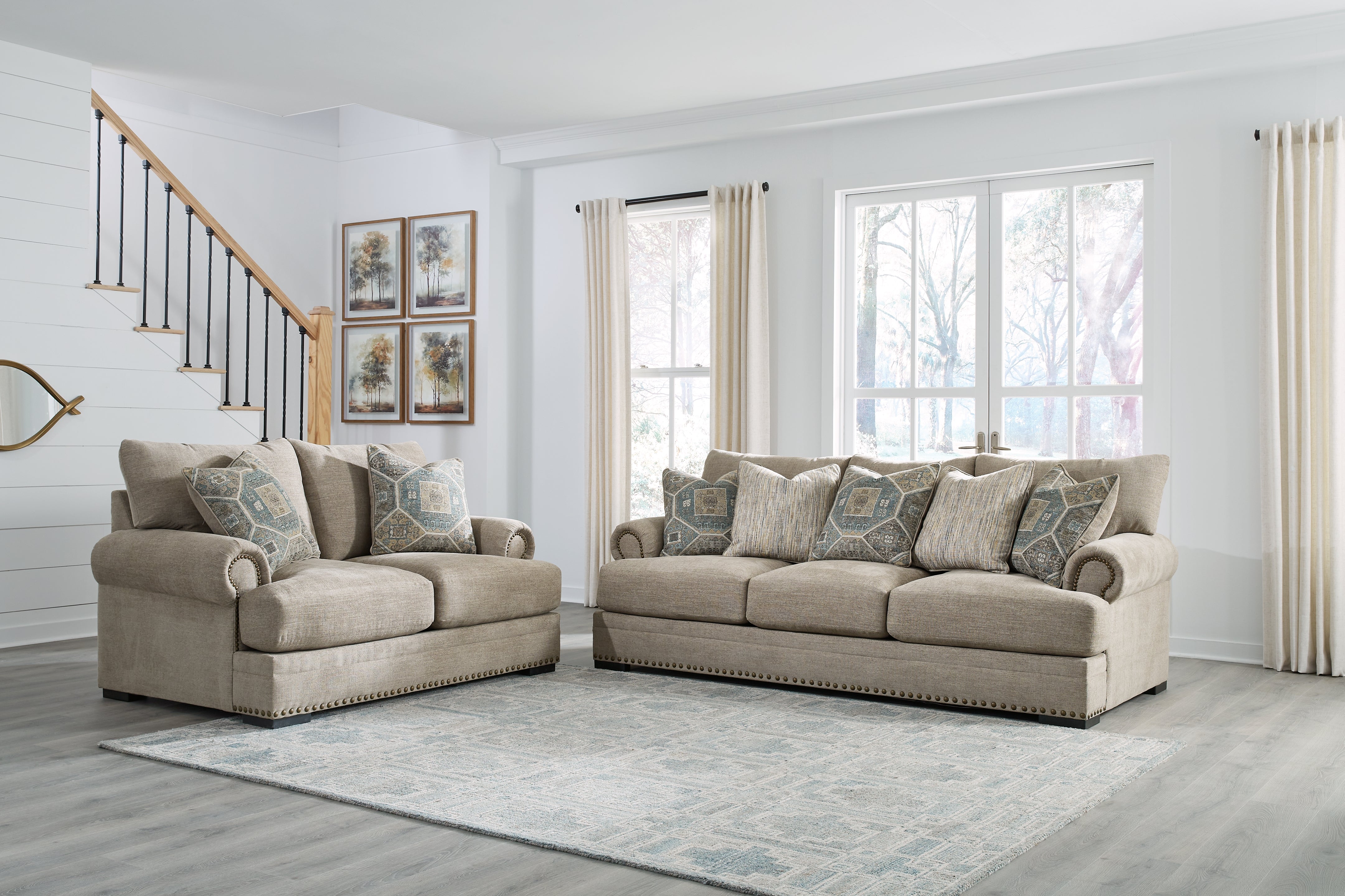 Best Furniture Outlet - Ashley Furniture - Galemore Sofa and Loveseat - Sofa and Loveseat - 27004U2