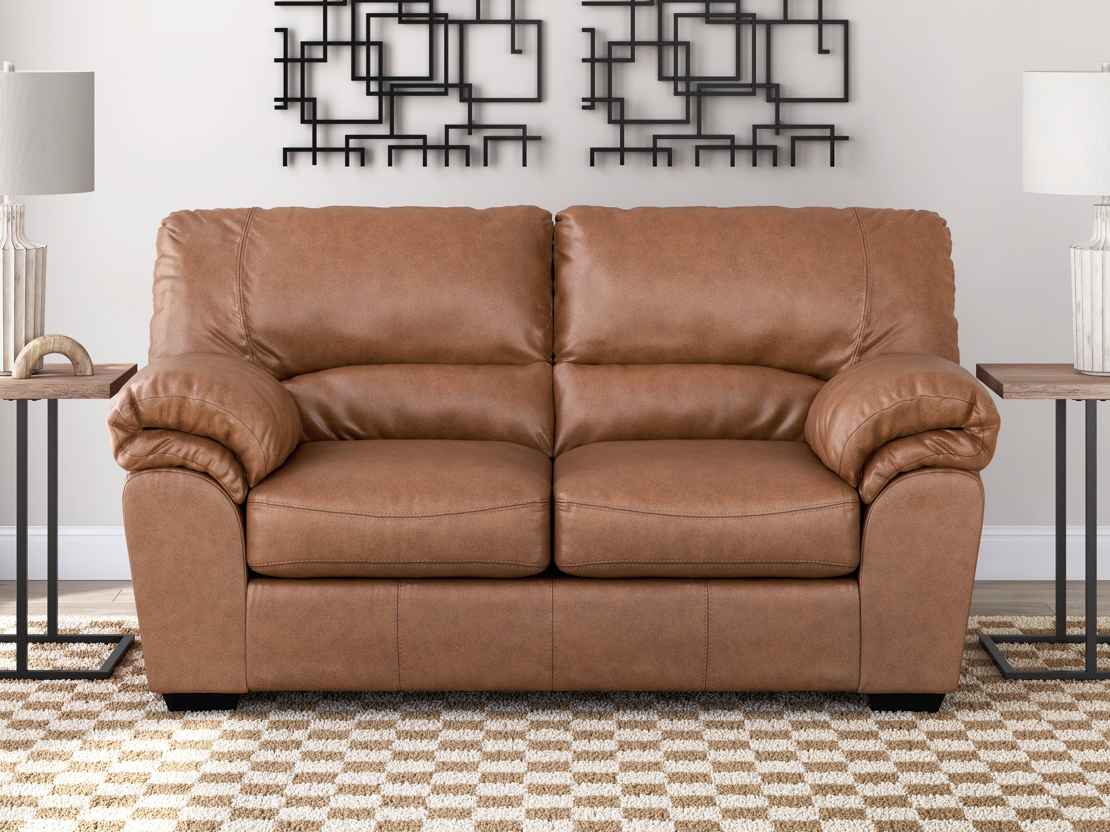 Best Furniture Outlet - Ashley Furniture - WillowBend Living Room - Oversized Accent Ottoman / Umber - PC2770508