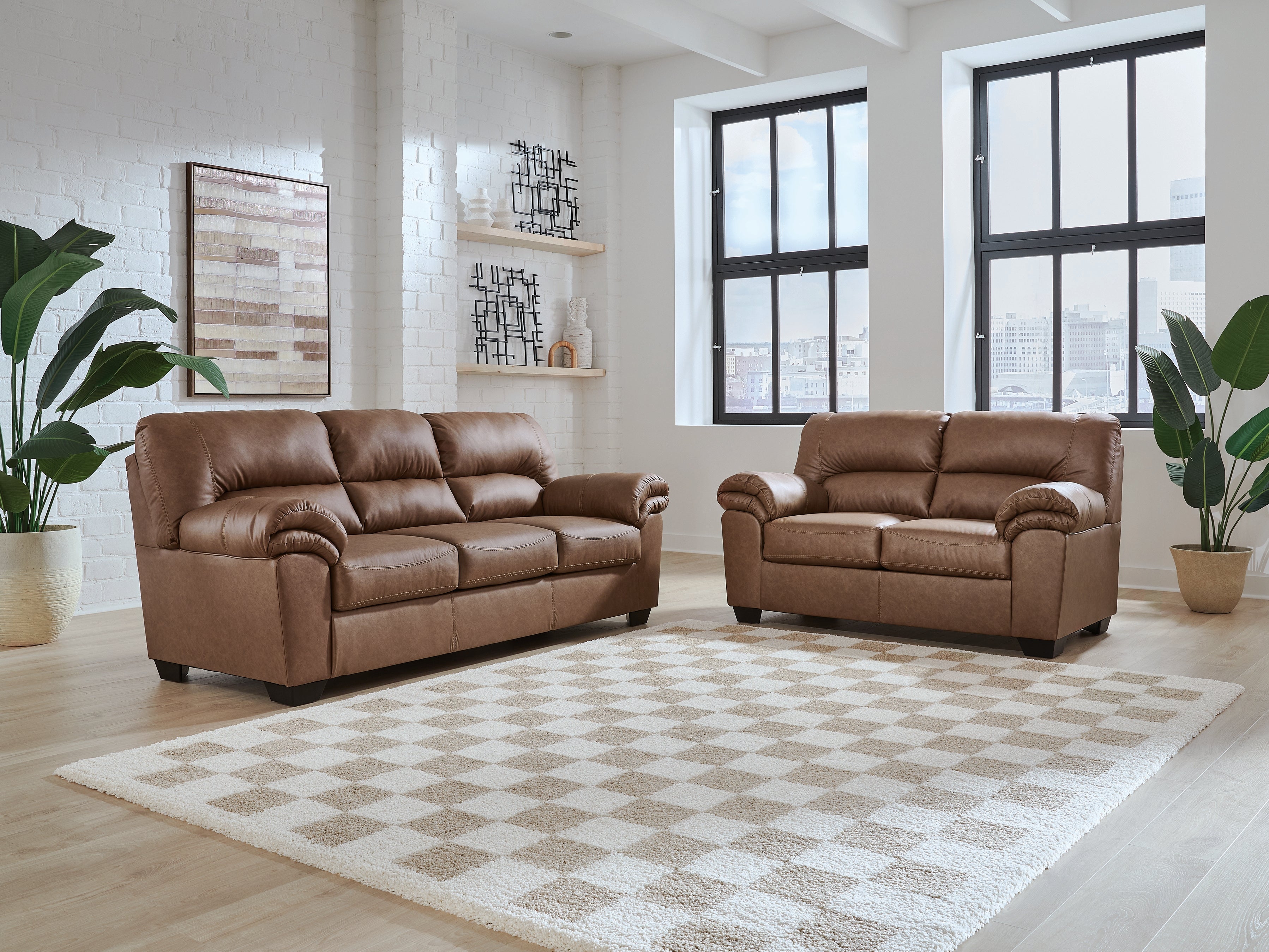 Best Furniture Outlet - Ashley Furniture - WillowBend Sofa and Loveseat - Sofa and Loveseat - PC27704U1