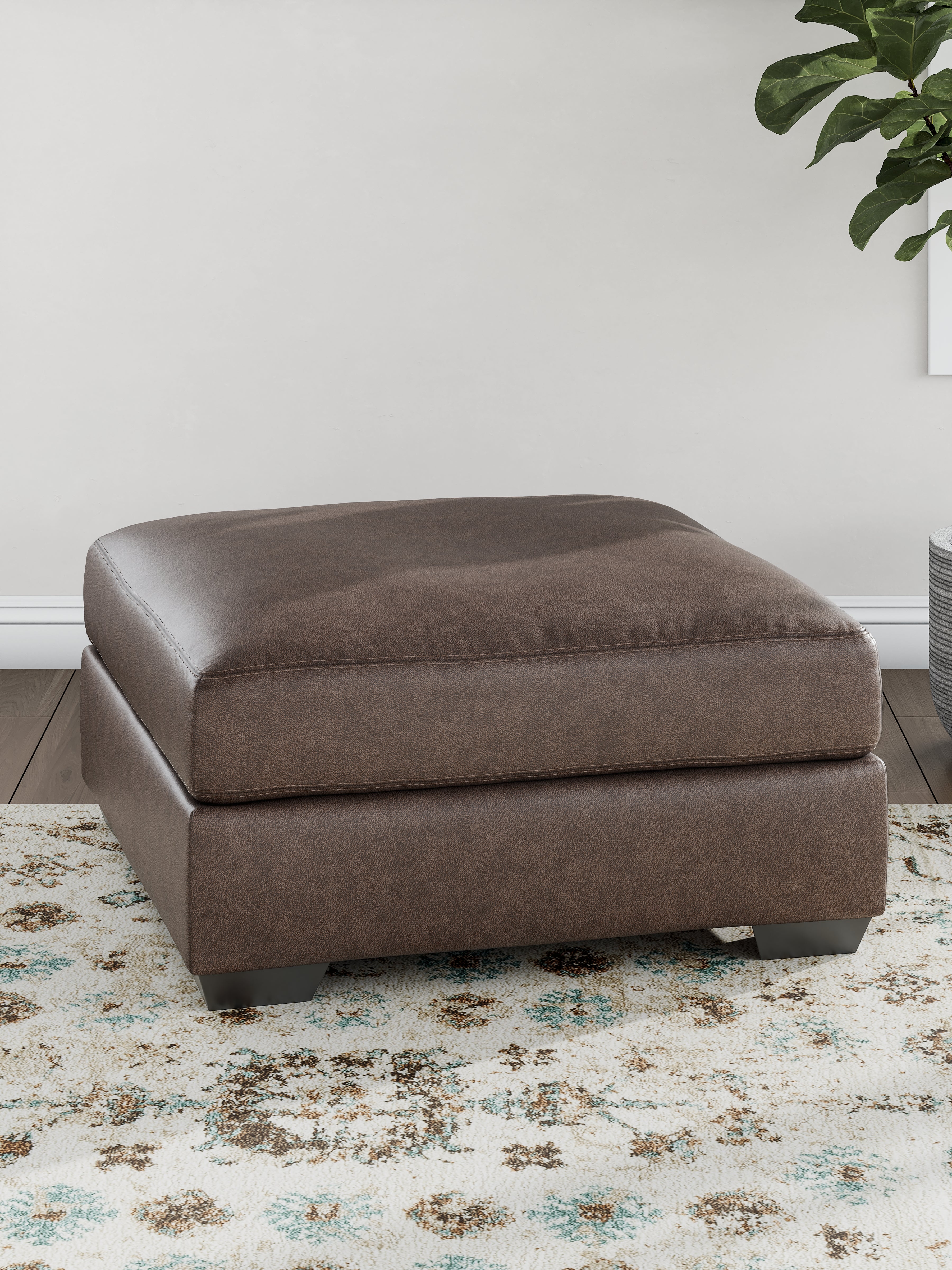 Best Furniture Outlet - Ashley Furniture - WillowBend Living Room - Oversized Accent Ottoman / Umber - PC2770508
