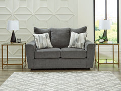 Best Furniture Outlet - Ashley Furniture - Stairatt Living Room - Loveseat / Gravel - 2850235