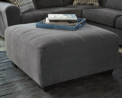Best Furniture Outlet - Ashley Furniture - Ambee Living Room - Oversized Accent Ottoman / Slate - 2862008